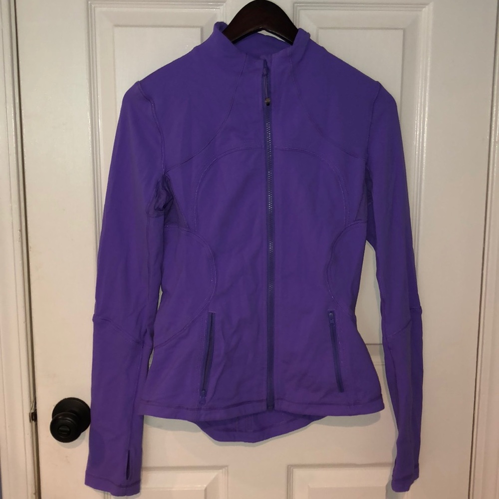 purple lululemon running jacket